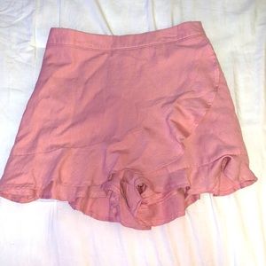 Altar’d State Pink Wrap Skort